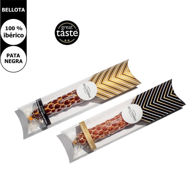 Salchichón de Lombinho com Trufa e Chouriço de Lombo Ibérico